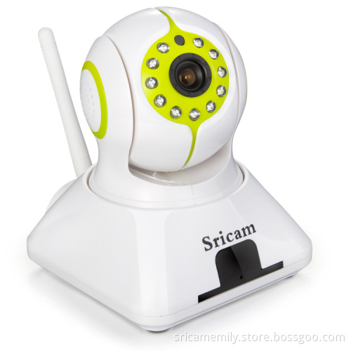 Sricam SP006 1.0 Megapixel Infrared Linkage Alarm Promotion Indoor Plastic IP Camera,Suppoorting ios and Android system